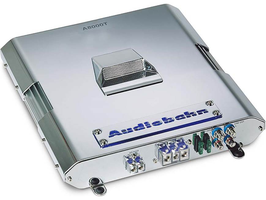 Audiobahn A8000T Mono subwoofer amplifier 400 watts RMS x 1 at