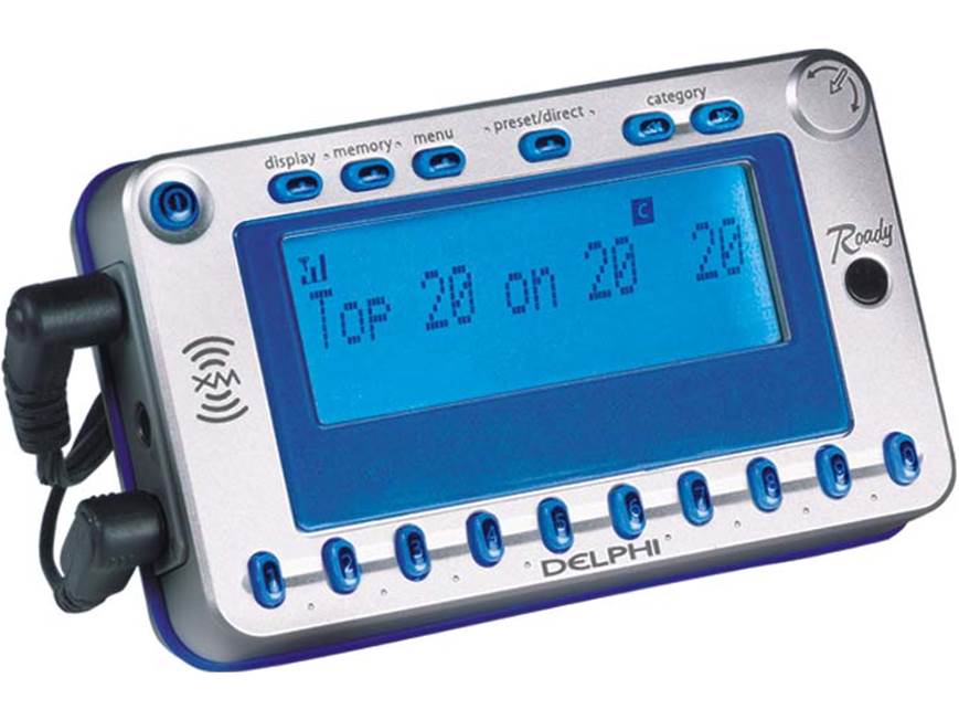 Delphi Roady XT SA10177 pour récepteur radio satellite XM