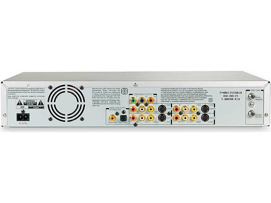 Toshiba D-R1 DVD recorder with progressive-scan playback at