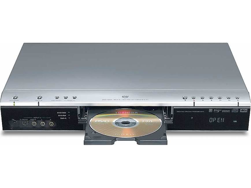Toshiba D-R1 DVD recorder with progressive-scan playback at