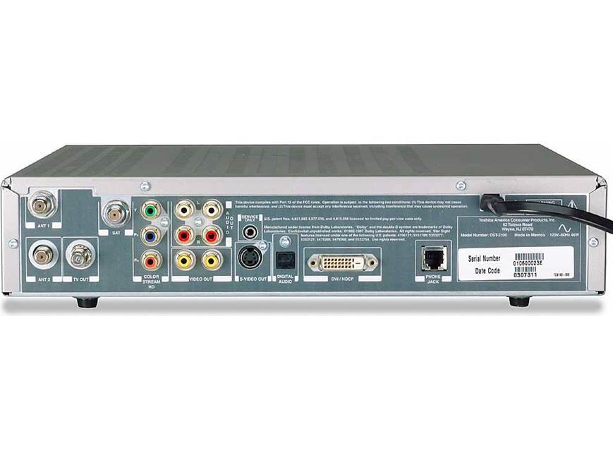 Toshiba DST-3100: price, highlights, specs, photos - Crutchfield