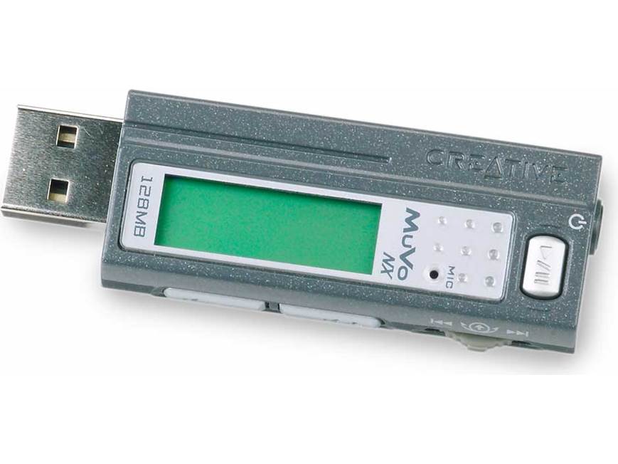 Creative NOMAD® MuVo™ NX 128MB Portable MP3/WMA player at Crutchfield