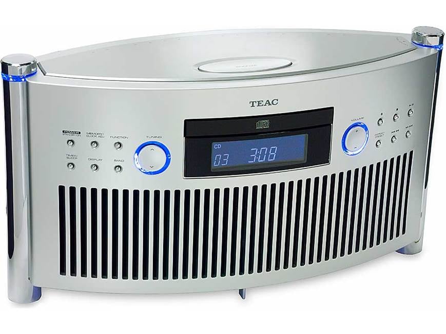 TEAC SR-L50 Clock radio with CD player at Crutchfield