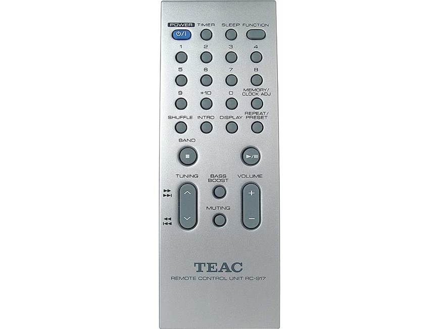 TEAC SR-L50 Clock radio with CD player at Crutchfield