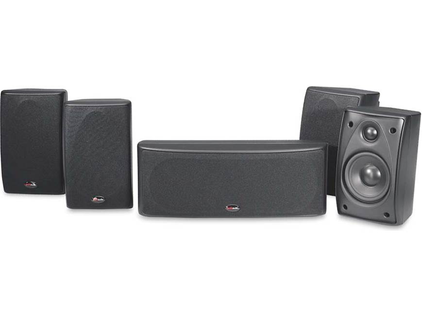 Polk Audio RM6700 (Black) 5-piece home theater speaker package