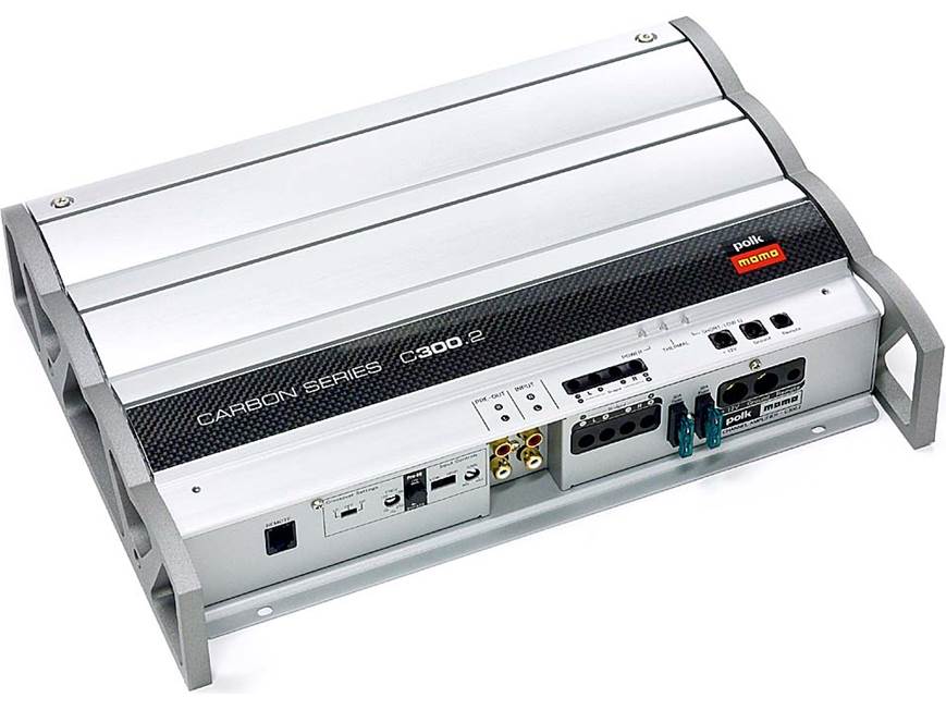Polk/MOMO C300.2 2-channel car amplifier 150 watts RMS x 2 at