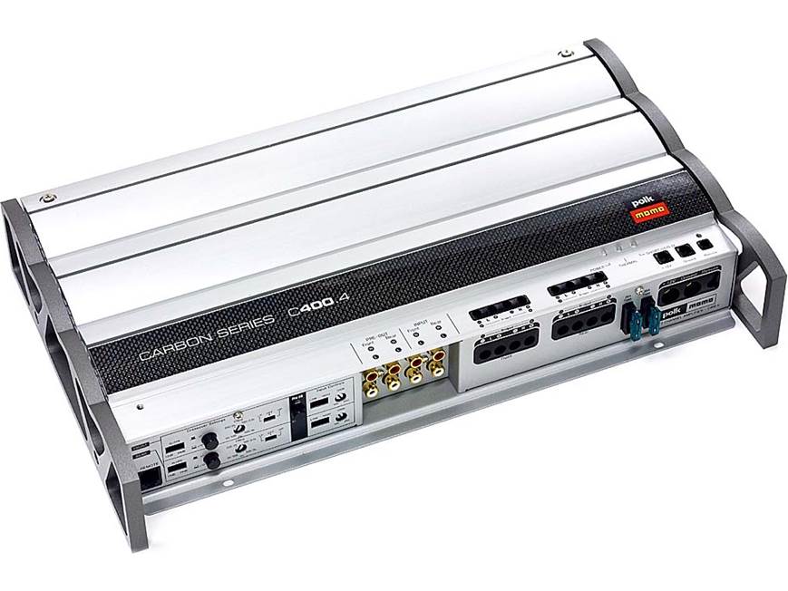 Polk/MOMO C400.4 4-channel car amplifier 75 watts RMS x 4 at