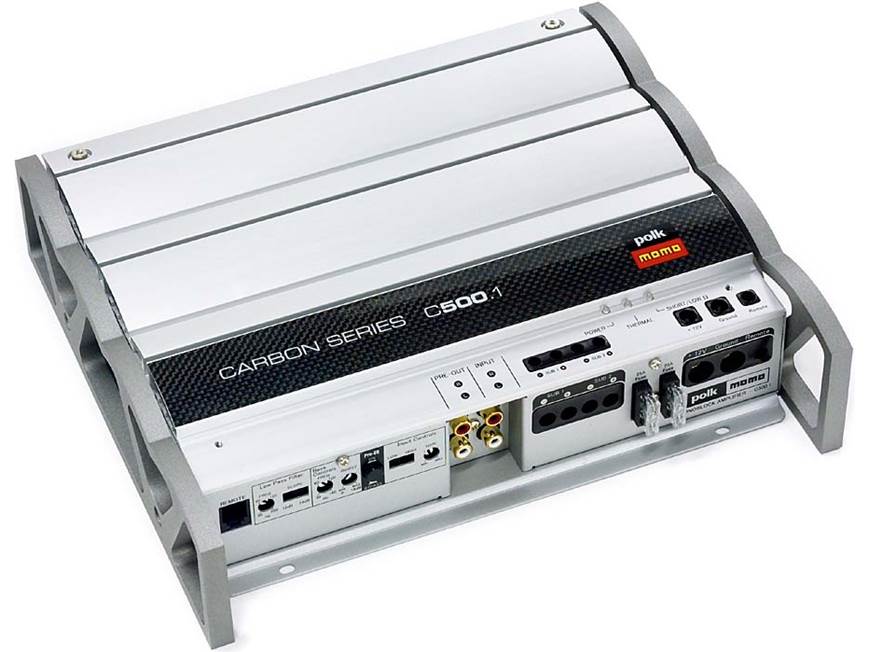 Polk/MOMO C500.1 Mono subwoofer amplifier 500 watts RMS x 1 at 2