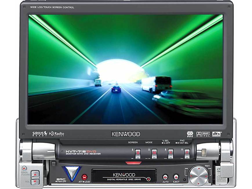 Kenwood KVT-715DVD DVD receiver with 7