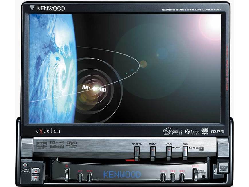 Kenwood Excelon KVT-915DVD DVD/CD/MP3 receiver with 7