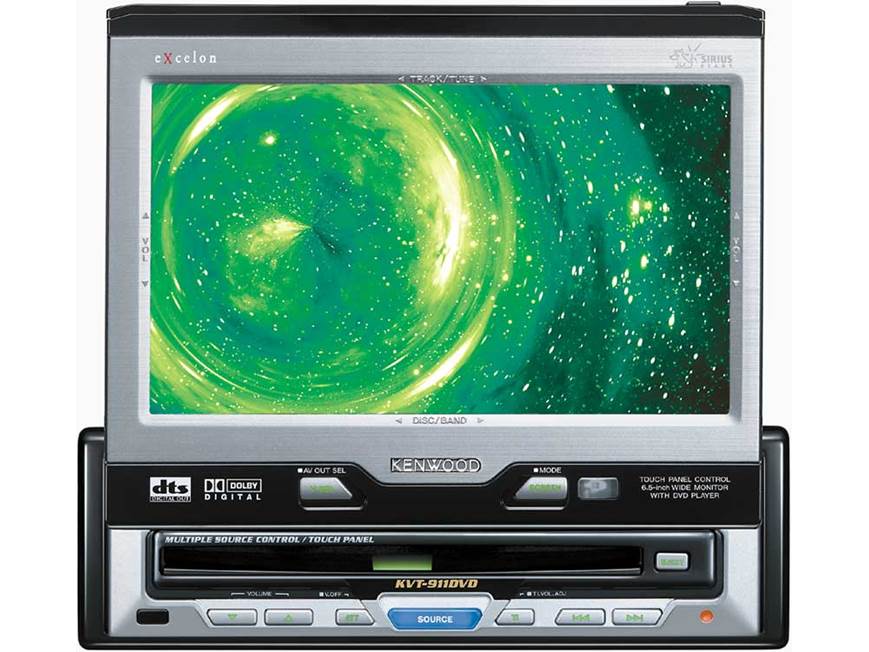 Kenwood Excelon KVT-911DVD CD/DVD Receiver / TV Tuner / 6.5