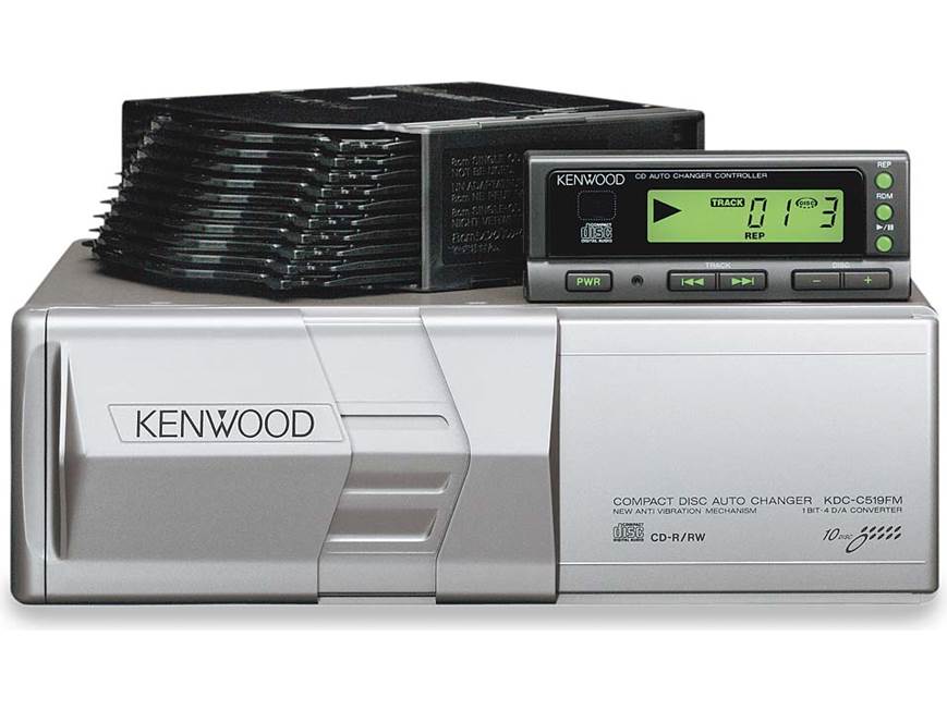 Kenwood KDC-C519FM 10-disc Add-on FM CD Changer at Crutchfield