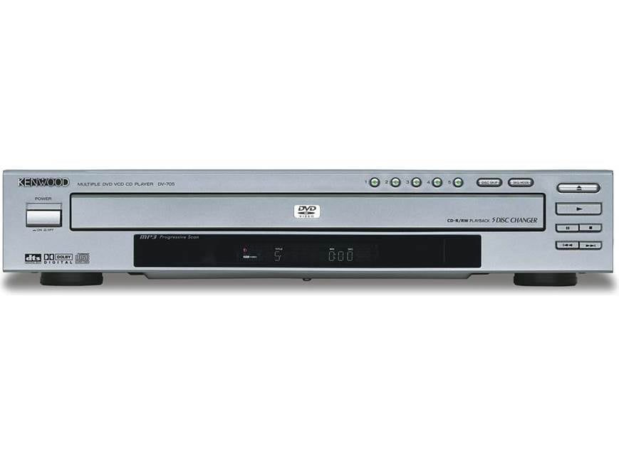 Kenwood DV-705 5-disc carousel DVD/CD changer with progressive