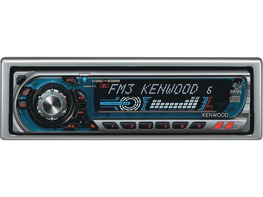 Kenwood KDC-4022 CD Receiver with CD Changer Controls at Crutchfield