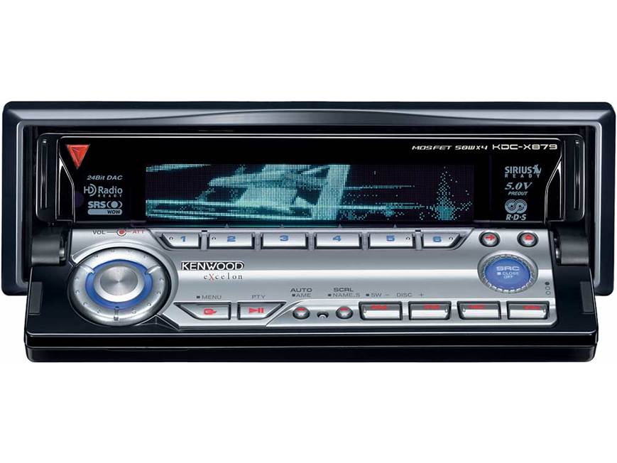 Kenwood Excelon KDC-X879 CD/MP3/WMA receiver at Crutchfield