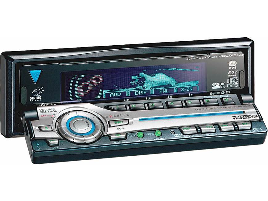 Kenwood Excelon KDC-X969 CD/MP3/WMA Receiver with CD Changer