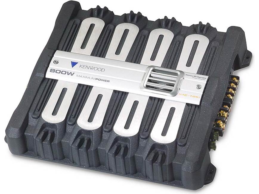 Kenwood KAC-7251 150W x 2 car amp (New Stock) at Crutchfield