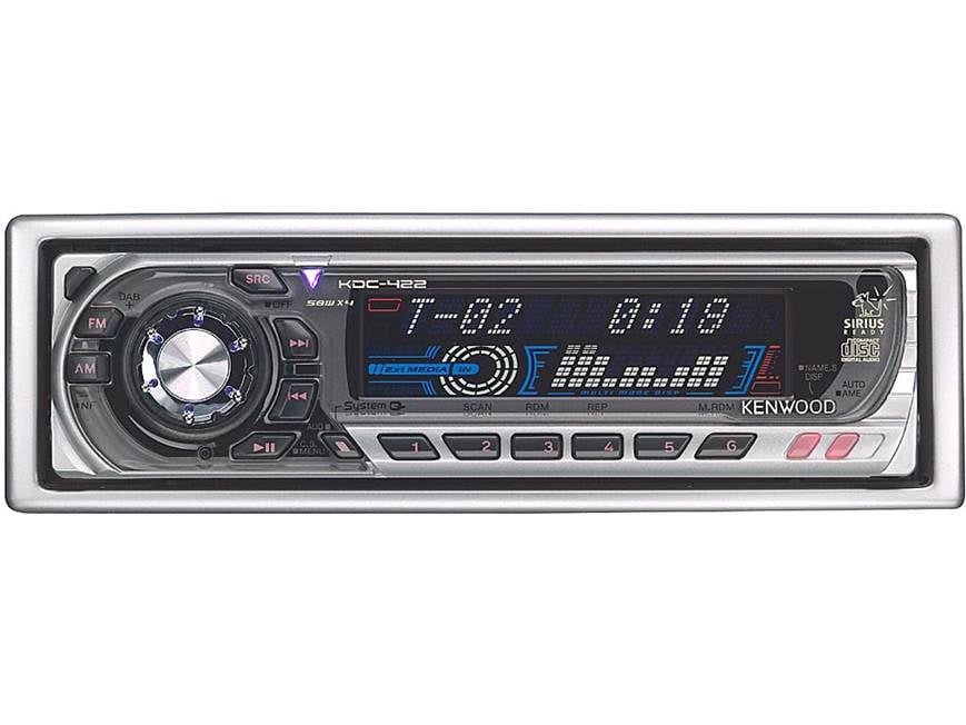 Kenwood KDC-422 CD Receiver with CD Changer Controls at Crutchfield