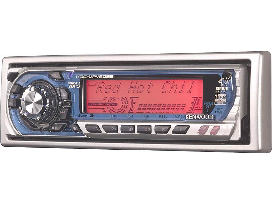 Kenwood KDC-MPV6022 CD/MP3 Receiver with CD Changer Controls at