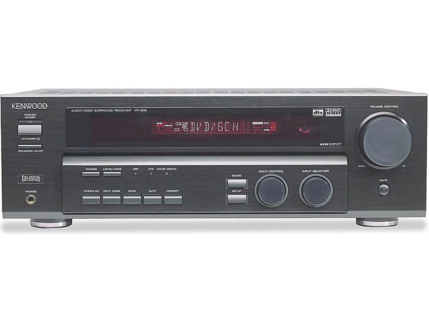 Kenwood VR-606 A/V receiver with Dolby Digital, DTS, and Pro Logic