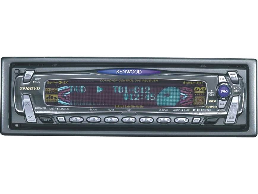 Kenwood Excelon Z910DVD DVD/CD Receiver with CD Changer Controls
