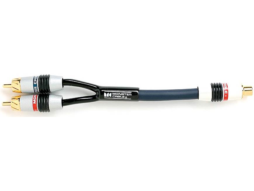 MONSTER CABLE 2個セット Monster Cable Y-adapter 1 female/2 male at Crutchfield