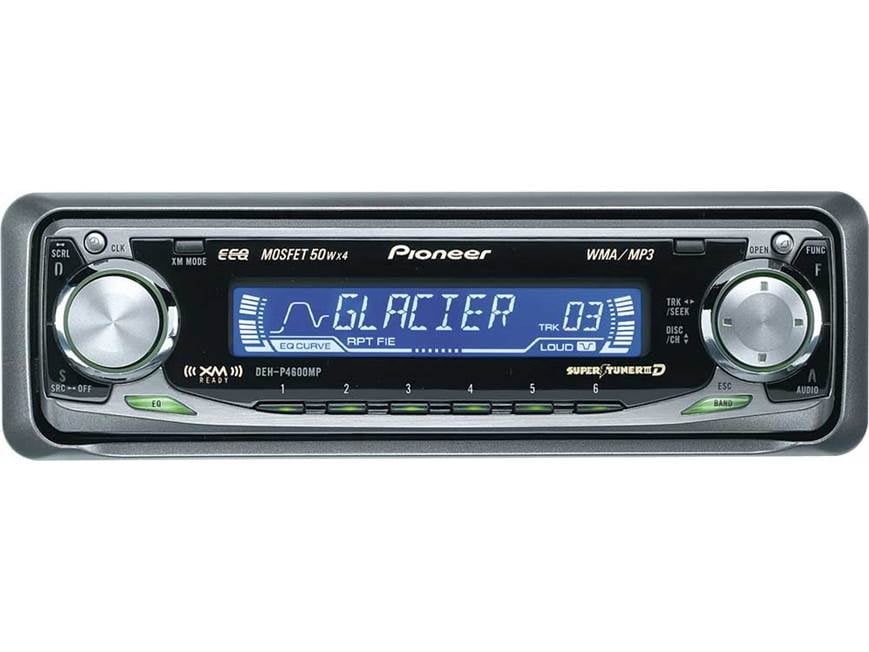Pioneer DEH-P4600MP CD/MP3/WMA receiver with CD changer controls