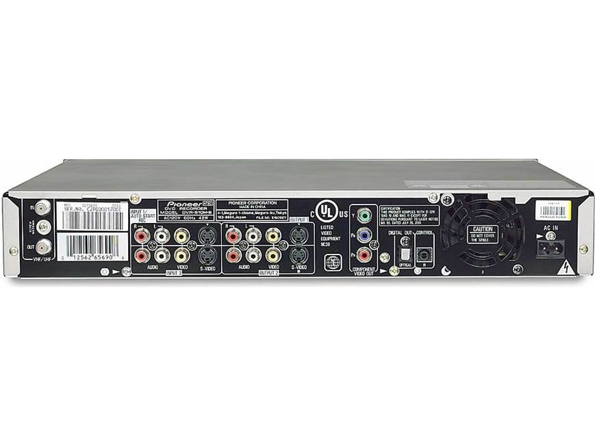【動作品】Pioneer DVR-510H DVDレコーダー HDD80GB PIONEER DVR-510H-S. DVD RECORDER PLAYER 80GB HDD VCR PLUS+ RW