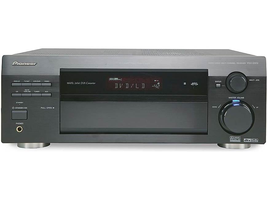 Pioneer VSX-D912K Home theater receiver with Dolby Digital EX, DTS