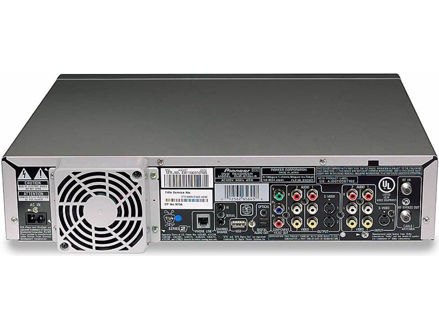 Pioneer DVR-810H DVD recorder + 80GB TiVo® Series2 digital video