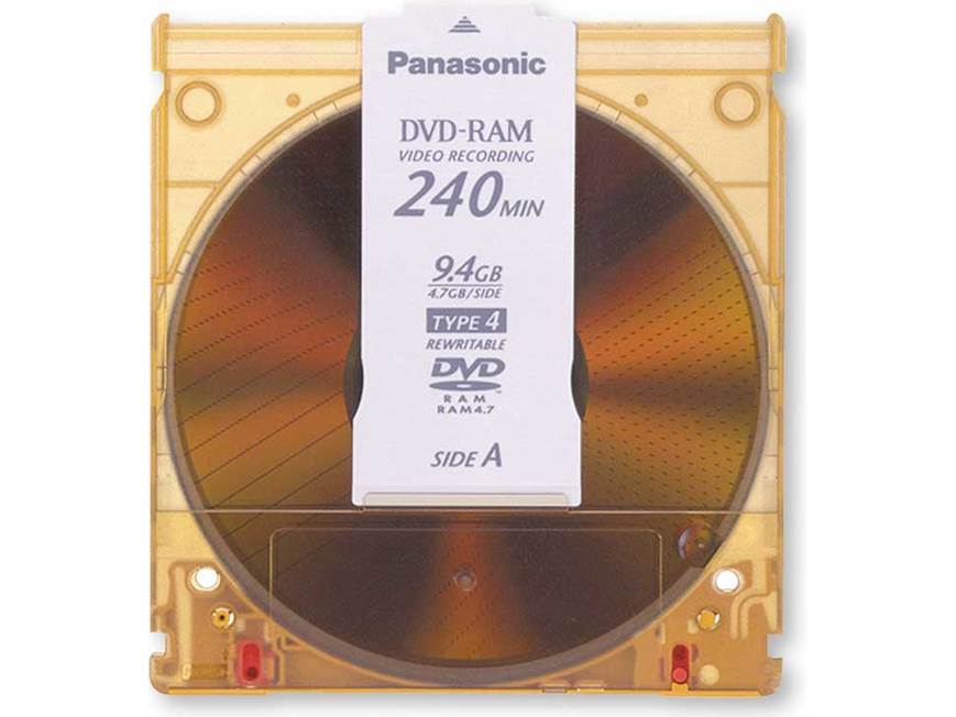 Panasonic LM-AD240U (3-pack) 9.4GB double-sided DVD-RAM disc with