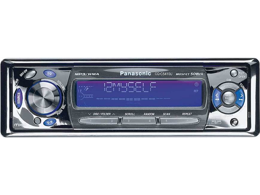 Panasonic MXE CQ-C5410U CD/MP3/WMA receiver at Crutchfield