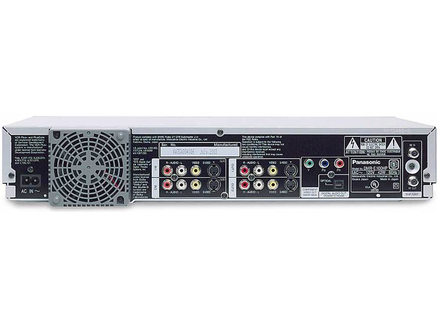 Panasonic DMR-E100HS DVD recorder + 120GB digital video recorder
