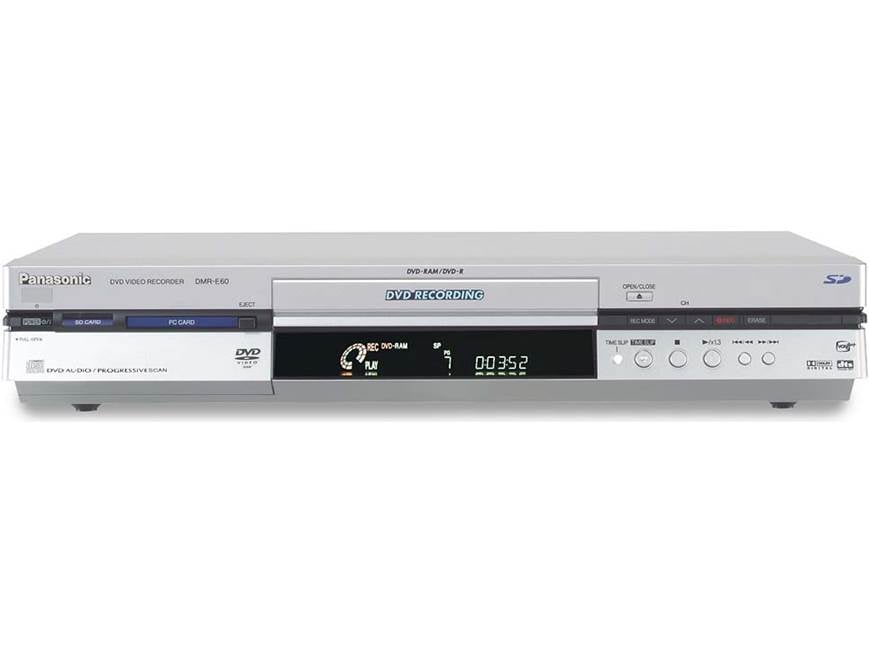 Panasonic DMR-E60 DVD recorder with progressive-scan playback at