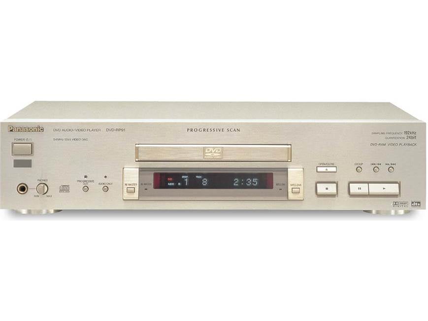 Panasonic DVD-RP91 (Champagne) DVD/CD/DVD-Audio player with