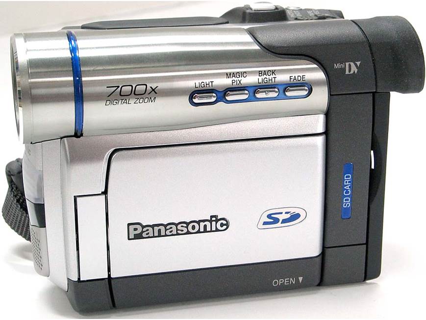 Panasonic PV-DV203 Mini DV digital camcorder at Crutchfield