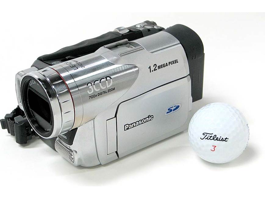 Panasonic PV-GS70 3-CCD Mini DV digital camcorder at Crutchfield
