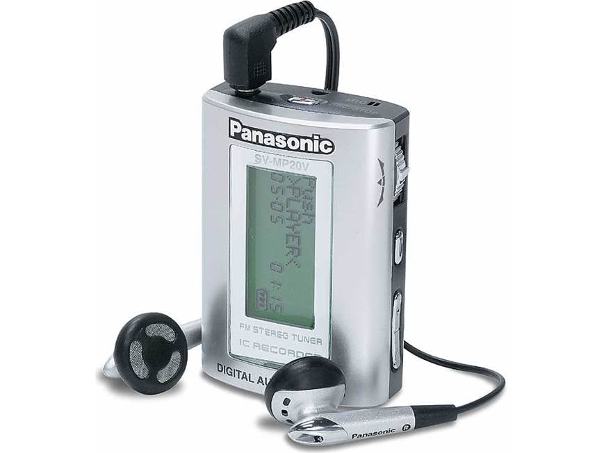 Panasonic SV-MP20 Portable MP3/WMA player at Crutchfield