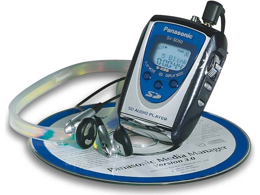 Panasonic SV-SD50 Portable MP3/WMA/AAC player with SD memory card
