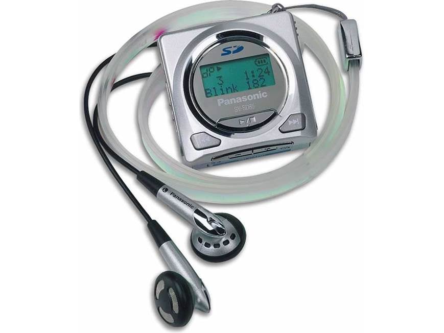 Panasonic SV-SD85 e-wear™ MP3/WMA/AAC player with SD memory card