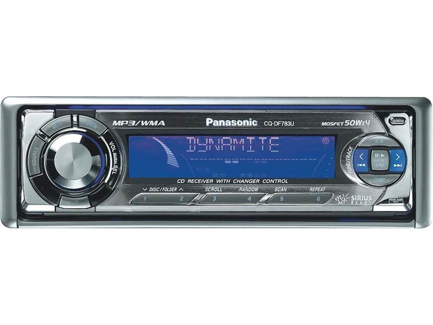 Panasonic CQ-DF783U CD/MP3/WMA Receiver with CD Changer Controls