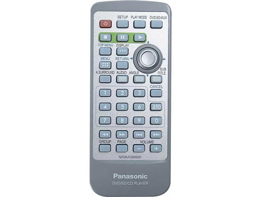 Panasonic DVD-LX9 Portable DVD/CD player with docking station and