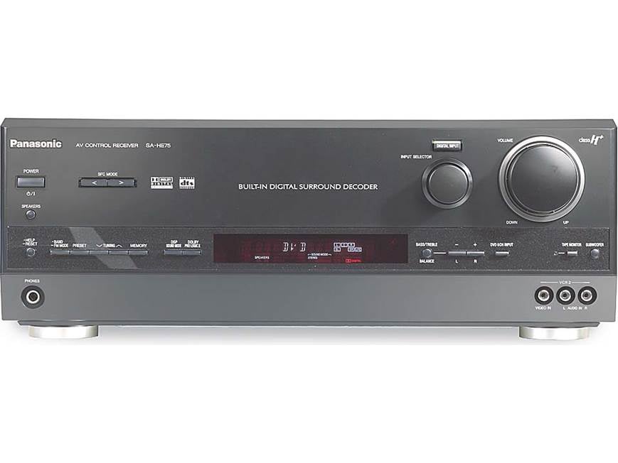 Panasonic SA-HE75 (Black) Home theater receiver with Dolby Digital