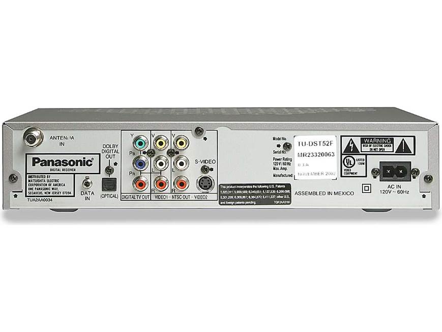 Panasonic TU-DST52 Over-the-air HDTV tuner at Crutchfield
