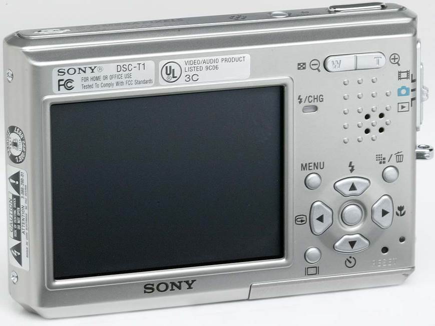 Sony DSC-T1 5-megapixel digital camera at Crutchfield