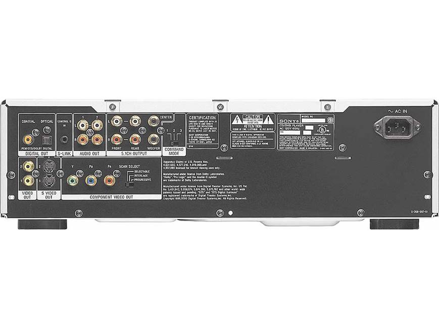 Sony ES DVP-NC555ES 5-disc carousel DVD/CD/SACD changer at Crutchfield