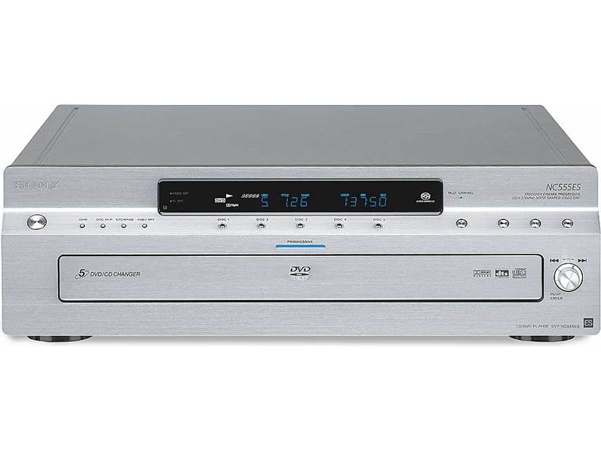 Sony ES DVP-NC555ES 5-disc carousel DVD/CD/SACD changer at Crutchfield