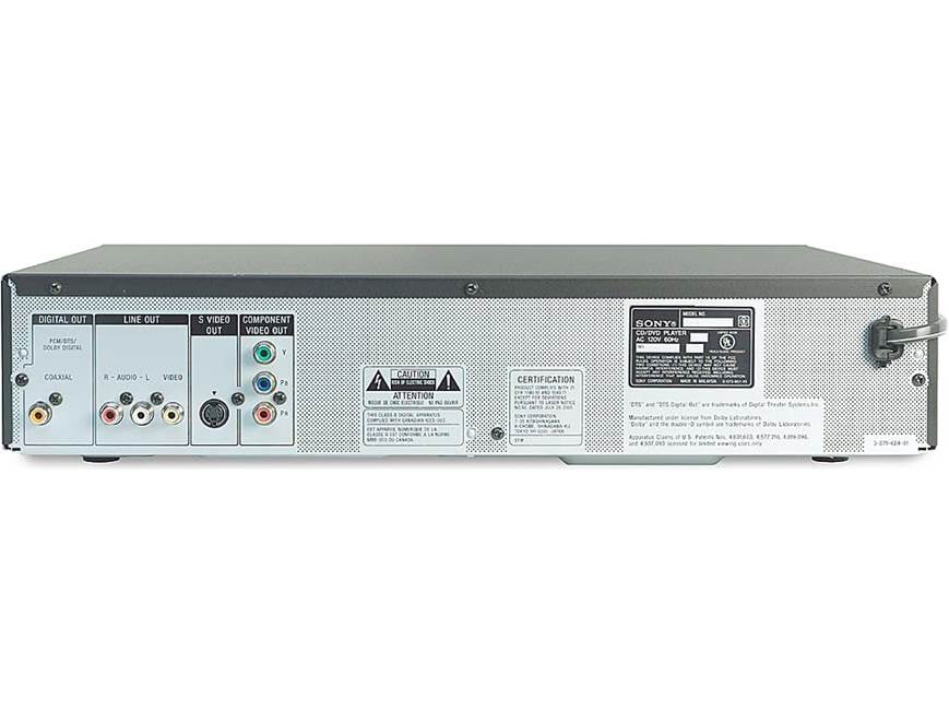 Sony DVP-NC625 5-disc carousel DVD/CD changer at Crutchfield