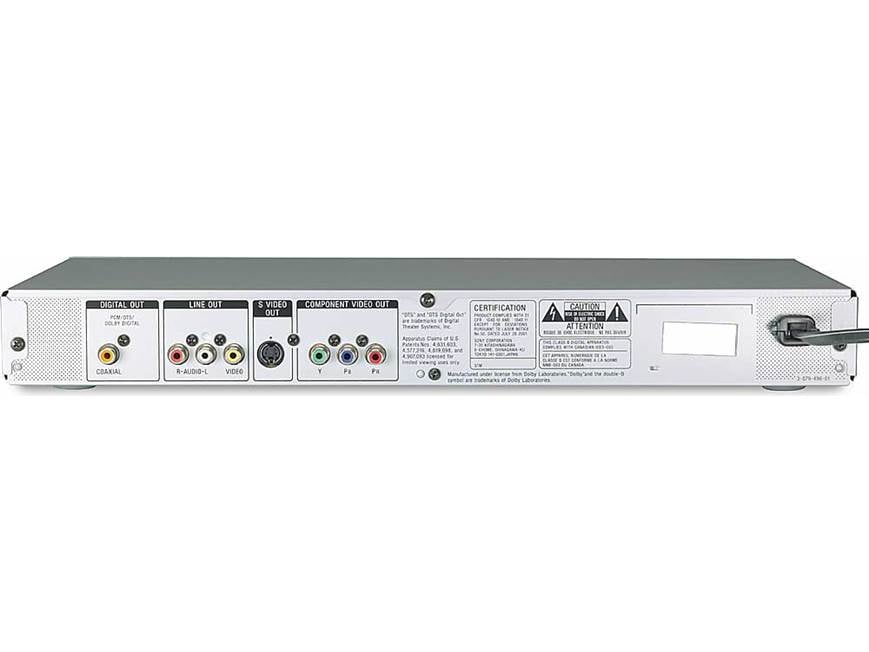 Sony DVP-NS425P DVD/CD player with progressive scan at Crutchfield