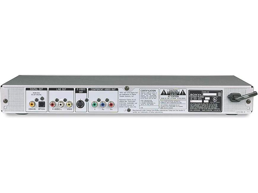 Sony DVP-NS725P DVD/CD player at Crutchfield
